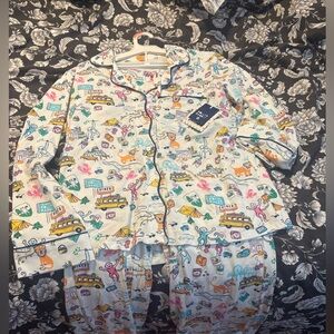 Roller Rabbit x Target Road Trip Pajamas XS
